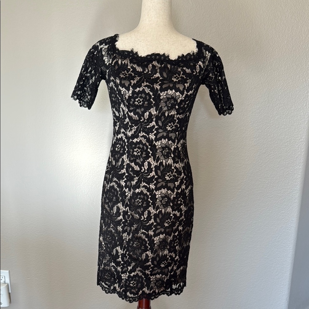 Elegant Black Lace Dress